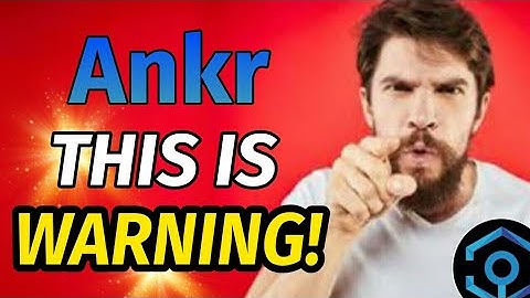 This is WARNING!Ankr coin Holders || Ankr today news & price prediction