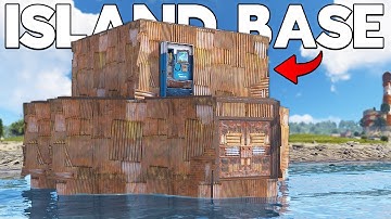 I Lived on an Island for 72 Hours in Rust (Secret cave base)