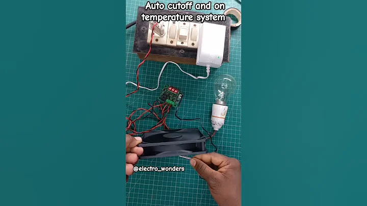 auto cutoff and on temperature 🌡️ system | eggs incubator temperature control system | #electro