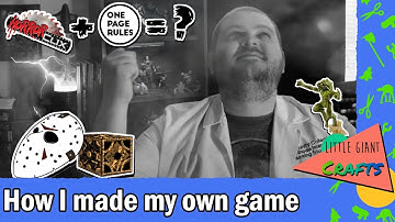 I turned OnePageRules into a Horror Skirmish Game - You Can Play it FREE!