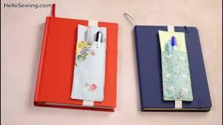 DIY Pen Holder Bookmark for ANY Notebook, Journal, Book or Binder