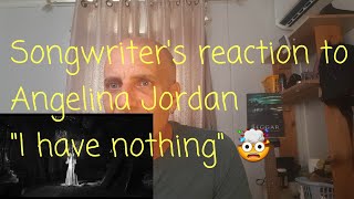 Songwriter&#39;s Reaction to Angelina Jordan &quot;I Have Nothing&quot;