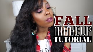 FALL 2015 MAKEUP TUTORIAL + OUTFIT | A collab w/ Fashionablyfayy | Andrea Renee
