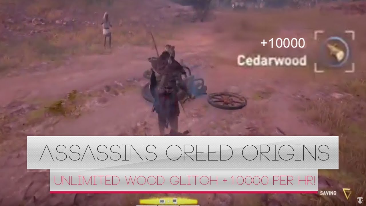 Assassin's Creed Origins "Unlimited Wood Glitch" +10000 Per HR! YouTube
