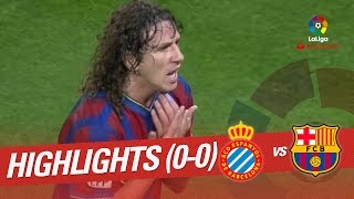Highlights RCD Espanyol vs FC Barcelona (0-0) 2009\/2010