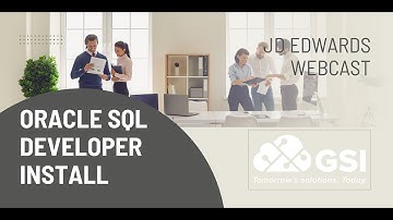 Oracle SQL developer install