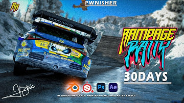 Rampage Rally 2025 | Epic 30-Day 3D Animation Challenge (Pwnisher Contest Entry)