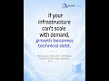 If Your Infrastructure Can't Scale, Growth Becomes Technical Debt
