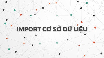 Import cơ sở dữ liệu