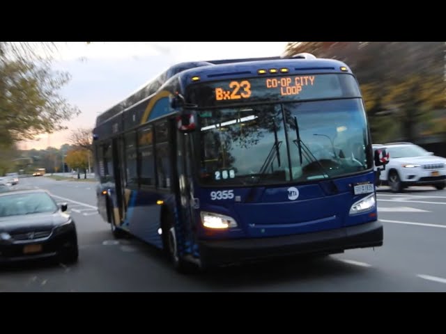 MTA Bus Company: 2023 New Flyer XD40 #9355 on the Bx23 in Co-Op