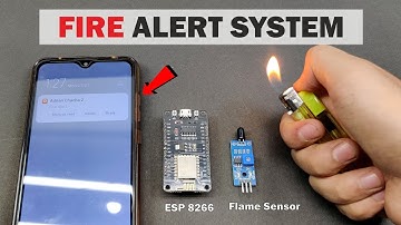 How To Make a Fire Alart Security System using Nodemcu || Fire Alarm Nodemcu Project #eazytronic