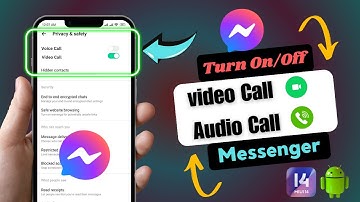 How To Turn Off Audio And Video Call On Facebook messenger