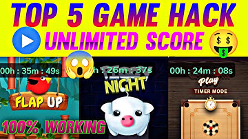 MX player Top 5 game hack trick ll unlimited Score TRICK 2022 ll mx player auto score ll mx hack new