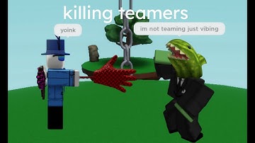 killing teamers in killstreak only mode | Slap Battles Roblox