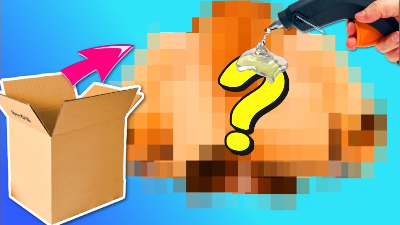 You can NOT IMAGINE the things YOU CAN MAKE with a CARDBOARD BOX