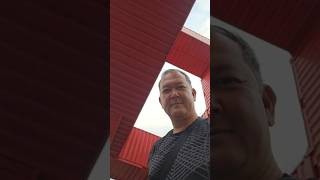 Intetesting Red Container Art at Pier-2 Art Center in Taiwan #shorts