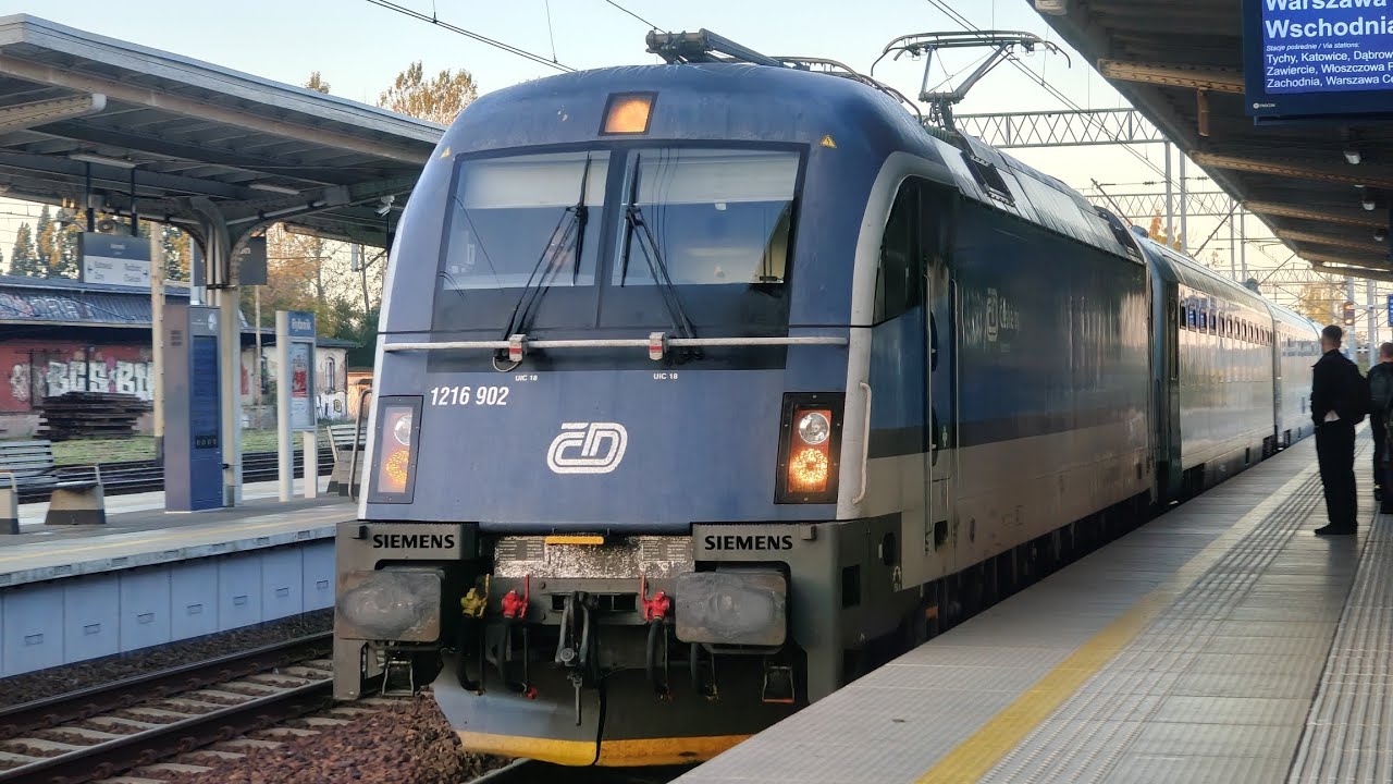 Łaziska Huta - Łaziska Średnie z końca składu IC Silesia 