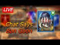Chat Picks Who I Ban Live For Some Off Season Fun Raid Shadow Legends