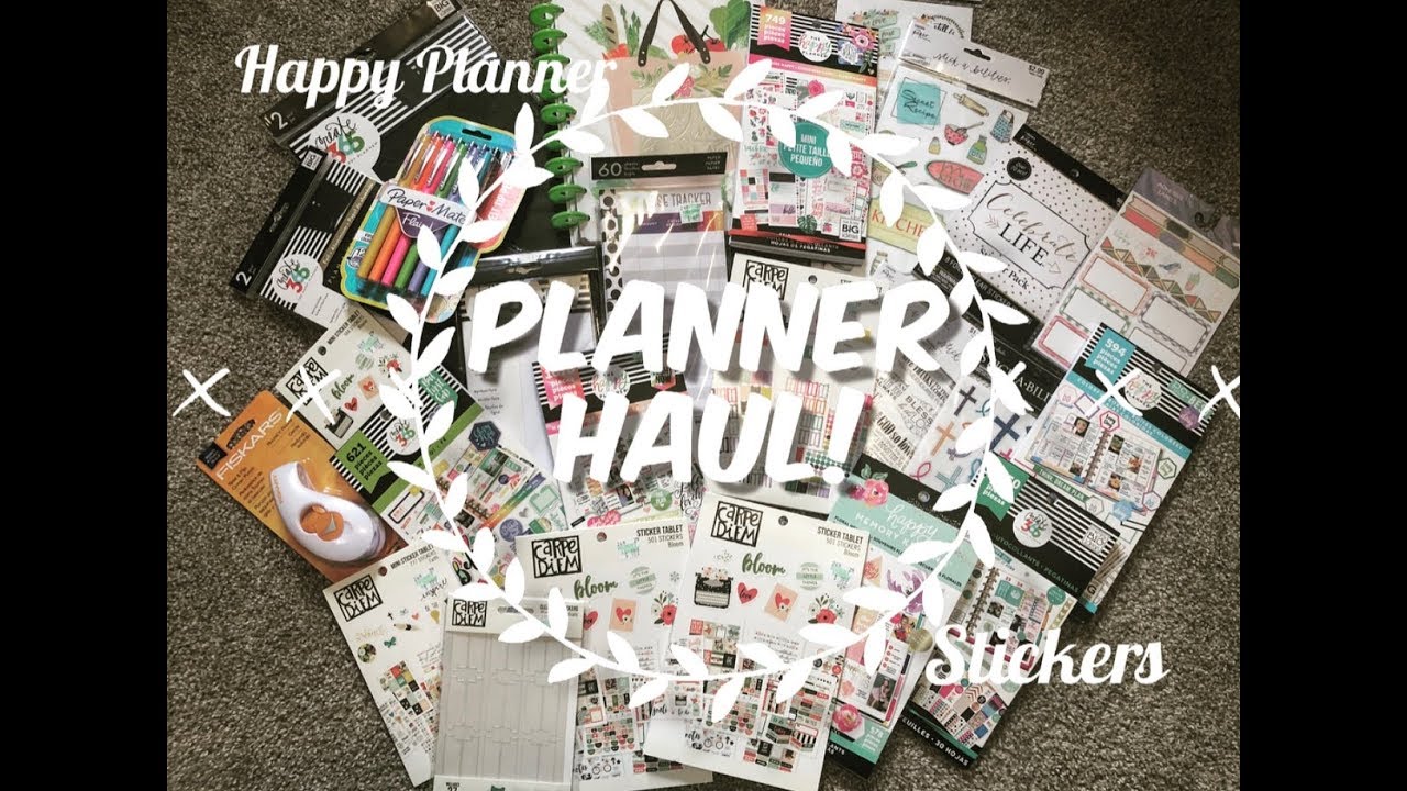 HUGE Planner Haul-Happy Planner Stickers, Recipe Keeper + More! JoAnn