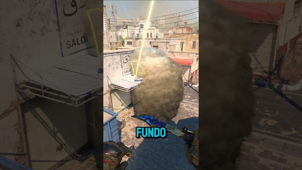 Smoke Anti-Peek para Rushar o "Fundo" da Dust 2 - CS2. 