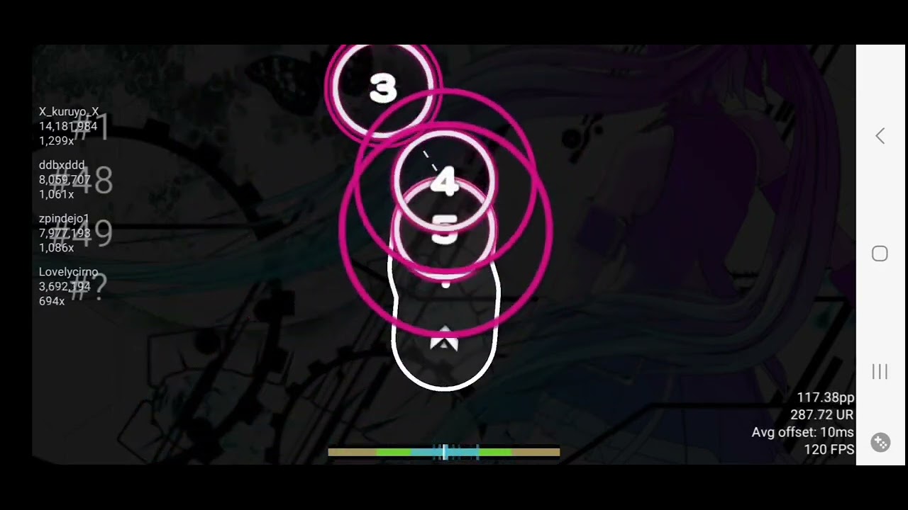 [osu droid] Hatsune miku - Hatsune miku no shoushitsu (Hard) + SDDT 99. ...