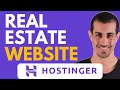 How To Create a Real Estate Agent Website Using Hostinger Builder AI