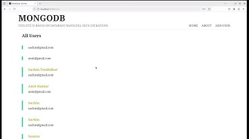 Node js and MongoDB  Atlas CRUD  operations Best