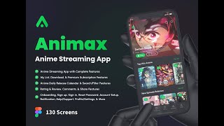 Flutter 3.0 | Animax App UI - Home Page | Speed Code screenshot 2