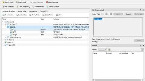 Algorithm App - PyQt5 - Building the database with DB Browser - part 2