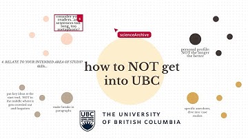 The UBC PERSONAL PROFILE: biggest mistakes
