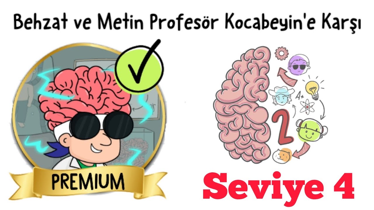 Brain Test 2: Tricky Stories - Behzat Ve Metin Profesor Kocabeyin'e Karşı Seviye 4 Walkthrough