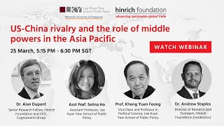 Discussion on US China Rivalry and the Role of Middle Powers in the Asia Pacific