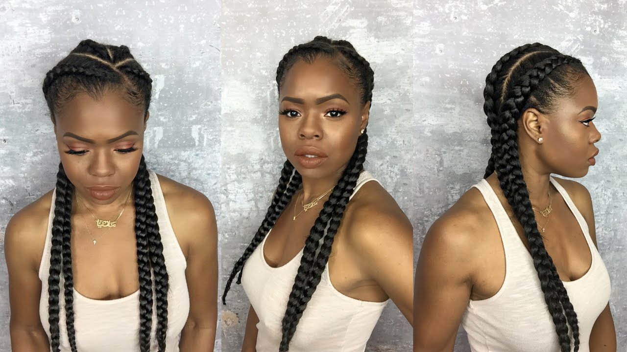 How To Install Feed In Cornrow On Your Own Head Ghana Technique