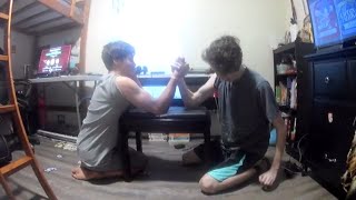 14 Year Old Arm Wrestling