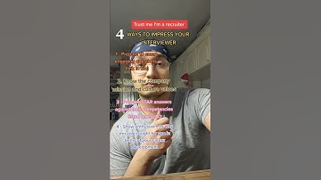 4 ways to impress your interviewer #shorts