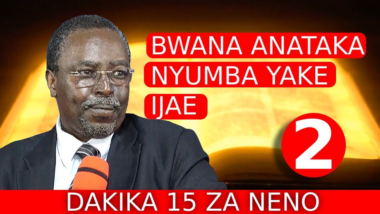 INASIKITISHA - Kwanini Bwana Anataka Nyumba Yake Ijae?