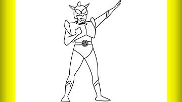 How To Draw Action Kamen From Shinchain /Drawing Creation/