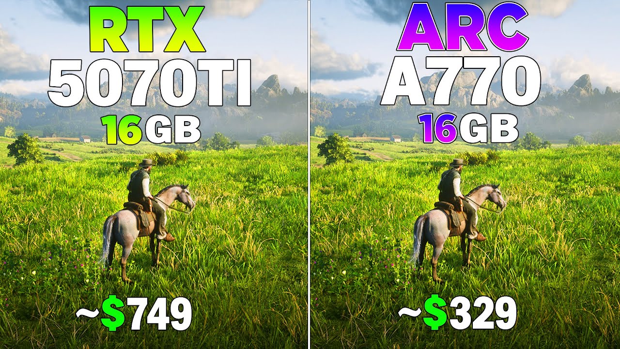 RTX 5070 Tİ vs ARC A770 - Test in 8 Games - YouTube