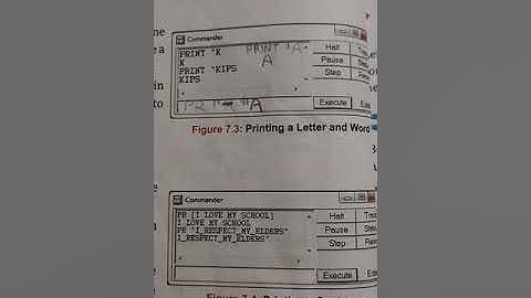 Ch 7. LOGO COMMANDS PART 2