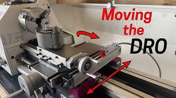 Moving the linear encoder from the dro on my mini lathe (part 1) (cnc milling)