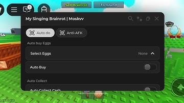 🔥 My Singing Brainrot Script for Roblox – Auto Collect, Auto Hatch eggs, and many more