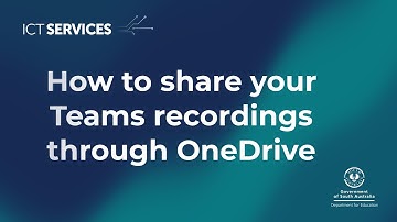 OneDrive - How to share your Teams recordings through OneDrive