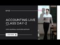 Apex universal computer instituteAccountingLive Class Day2|Accounting|BasicAccounting Class in Hindi