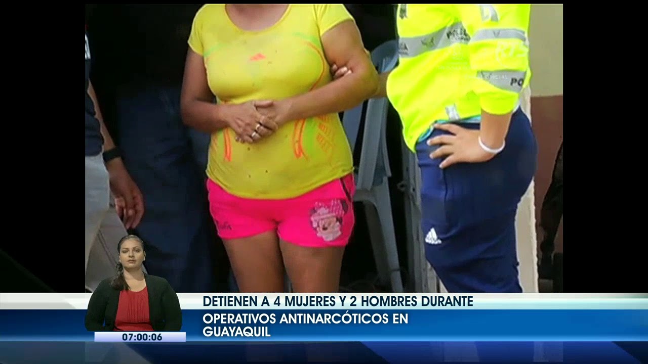 Detienen a 4 mujeres y 2 hombres por presunta venta de droga - YouTube
