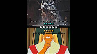 Shimo vs allen the alien #short #godzillaxkongthenewempire #invincible