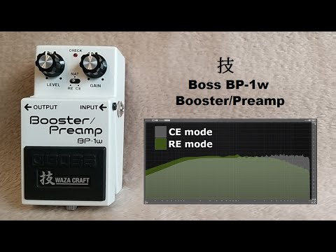 visualized how Boss BP-1w Booster/Preamp works