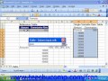 Excel 2003 Create Table