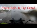 Yamaha XMAX Top Speed Freeway/Highway Run + Heavy Rain USA Texas (85 MPH)