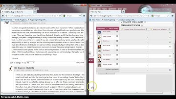 Grading Group Forums in Moodle