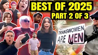 Best of 2025 'Transwomen Are Men' Sign Reactions Part 2 of 3 | First Amendment | MIDWEST AUDIT